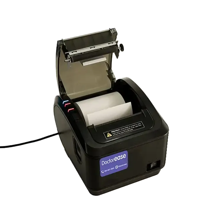 เครื่องพิมพ์ใบเสร็จ Thermal (THERMAL RECEIPT PRINTER) สำหรับคลินิก ร้านยา และสปา ใช้งานร่วมกับ Dr.Ease — มุมที่ 3